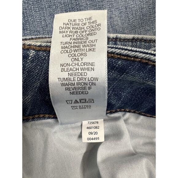 Maurices MidRise Jeans Straight Leg Light Wash 5 Pocket Blue Denim Plus Size 22W - Picture 14 of 14